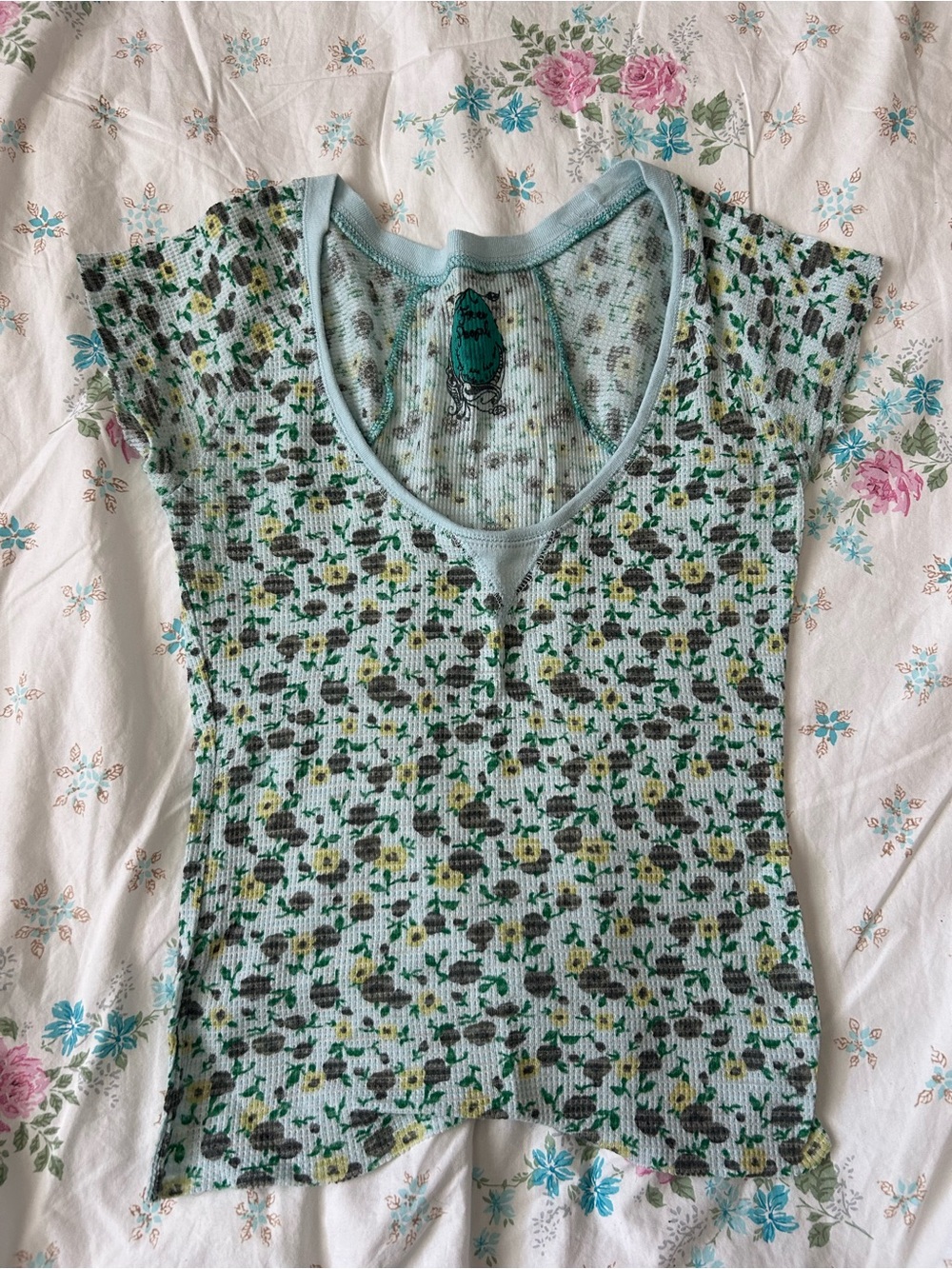 Free People Floral Top